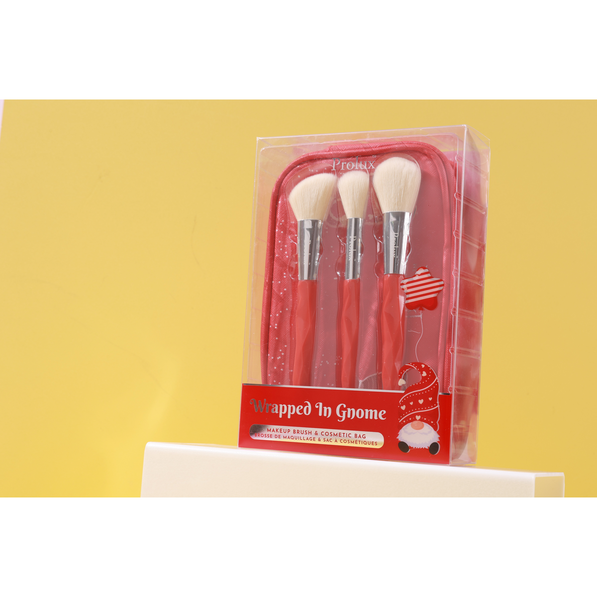 Wrapped in Gnome: Makeup Brush & Cosmetic Bag