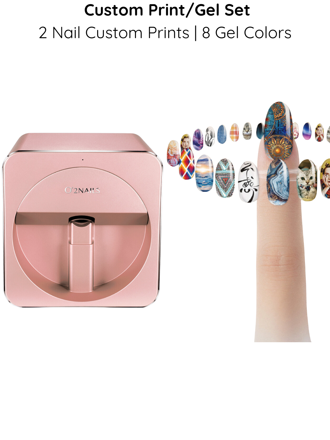 DIY 2 Print/Gel Set Press On Nails | Valley Fair Mall
