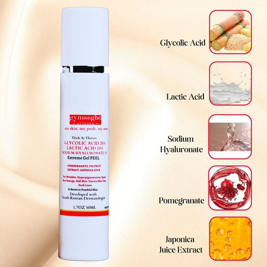 Thick As Thieves Pure Glycolic Acid Lactic Acid Extreme Gel Peel - 50ml