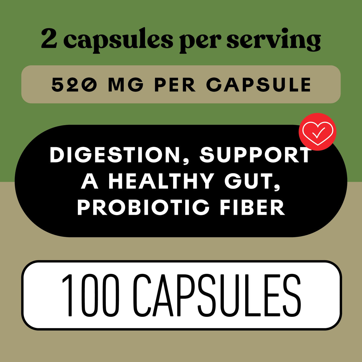 Organic Inulin Capsules
