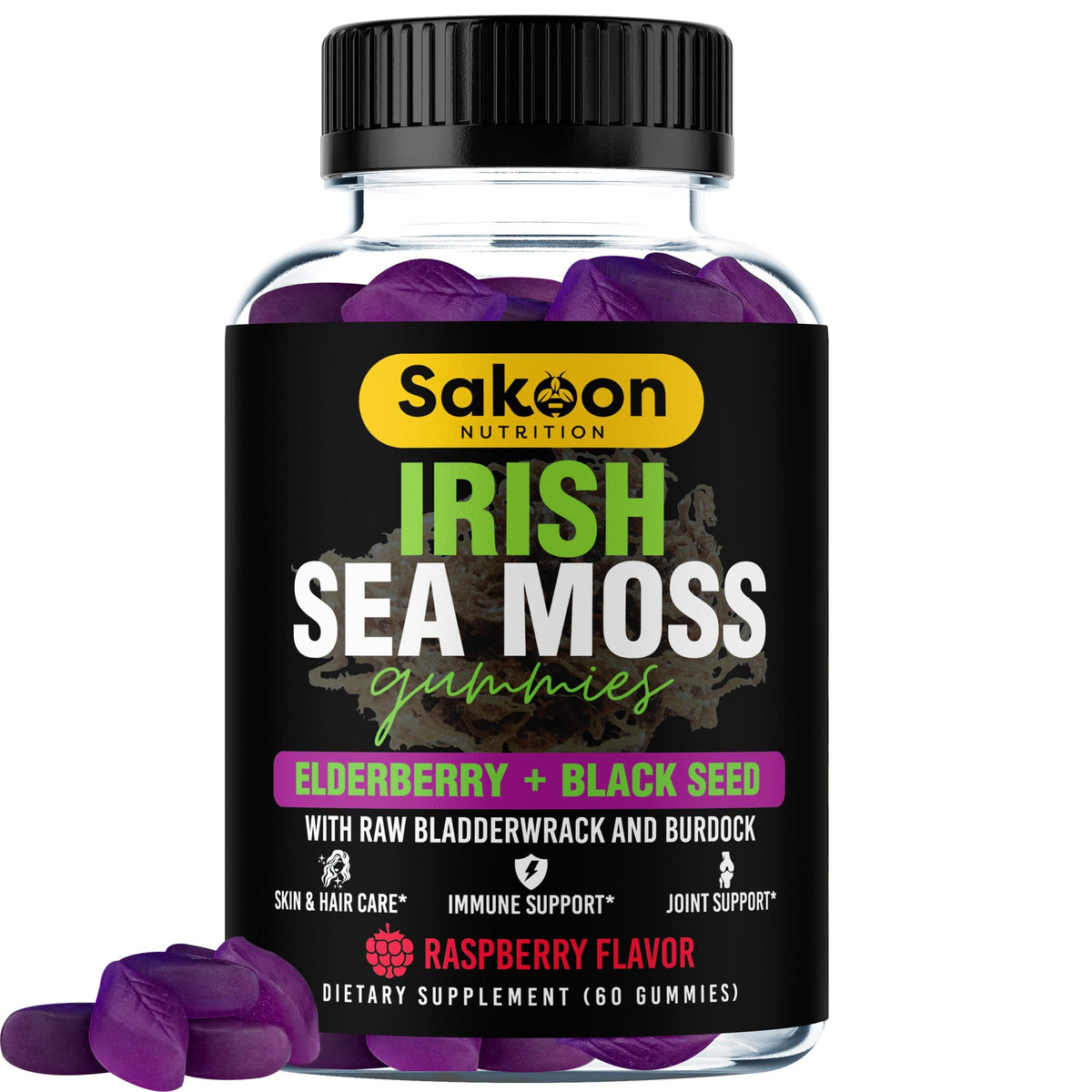 Irish Sea Moss Gummies + Elderberry