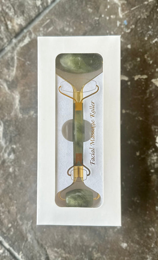Rodillo facial de jade
