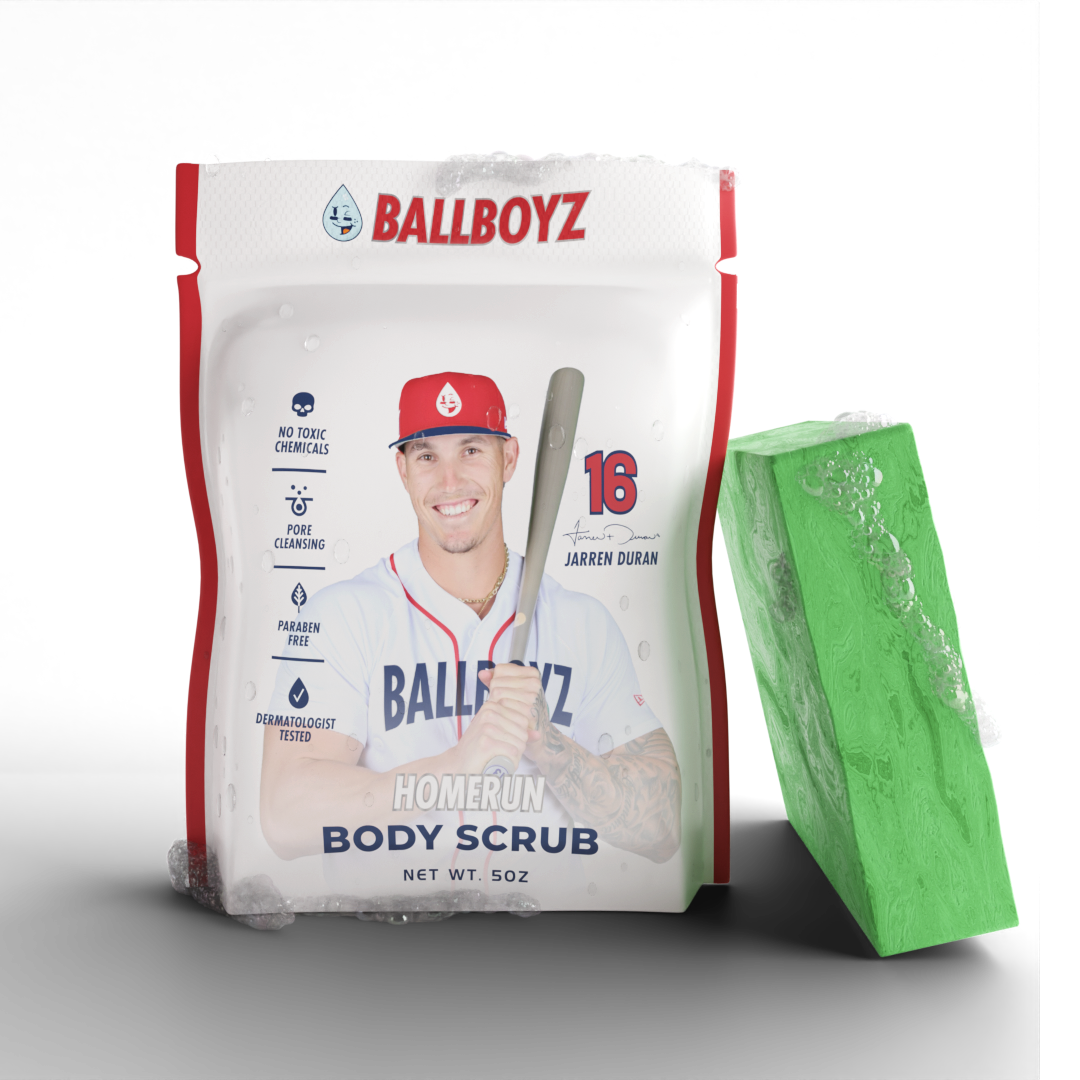 Jarren Duran Home Run Body Scrub (Light Acne)