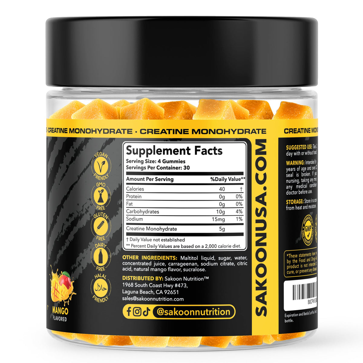 Creatine Monohydrate Gummies 5000mg