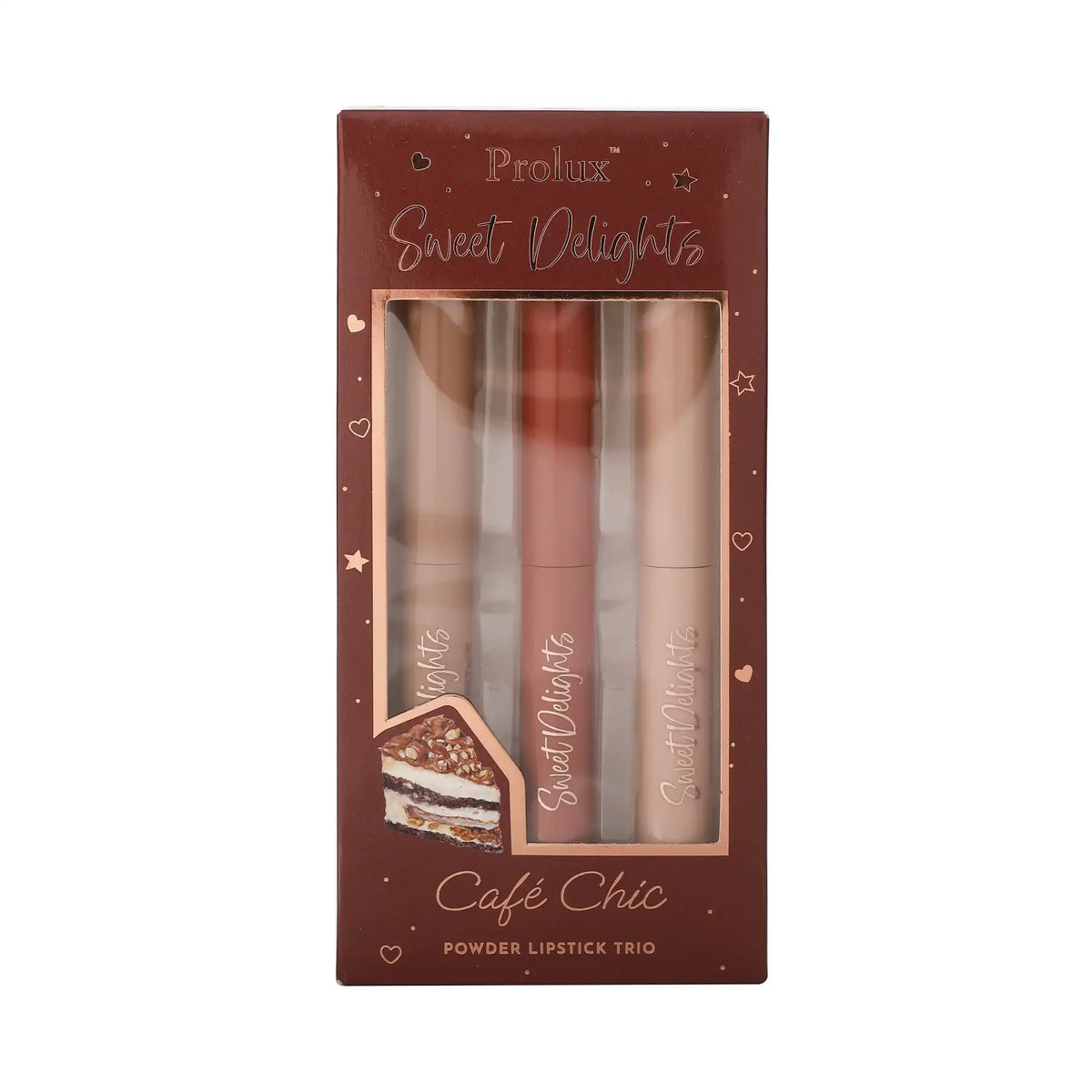 Sweet Delights - Trío de labiales en polvo