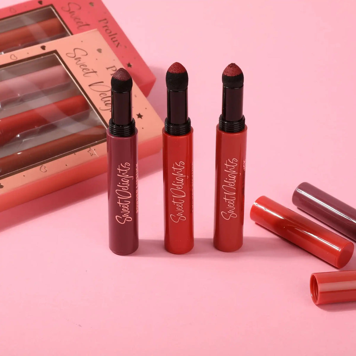 Sweet Delights - Trío de labiales en polvo
