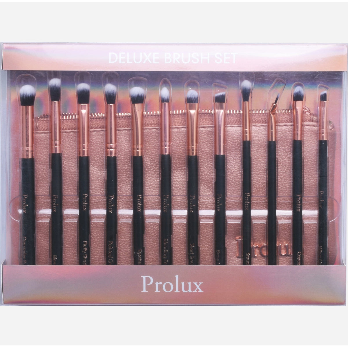 Juego de 12 pinceles de maquillaje de ojos de lujo
