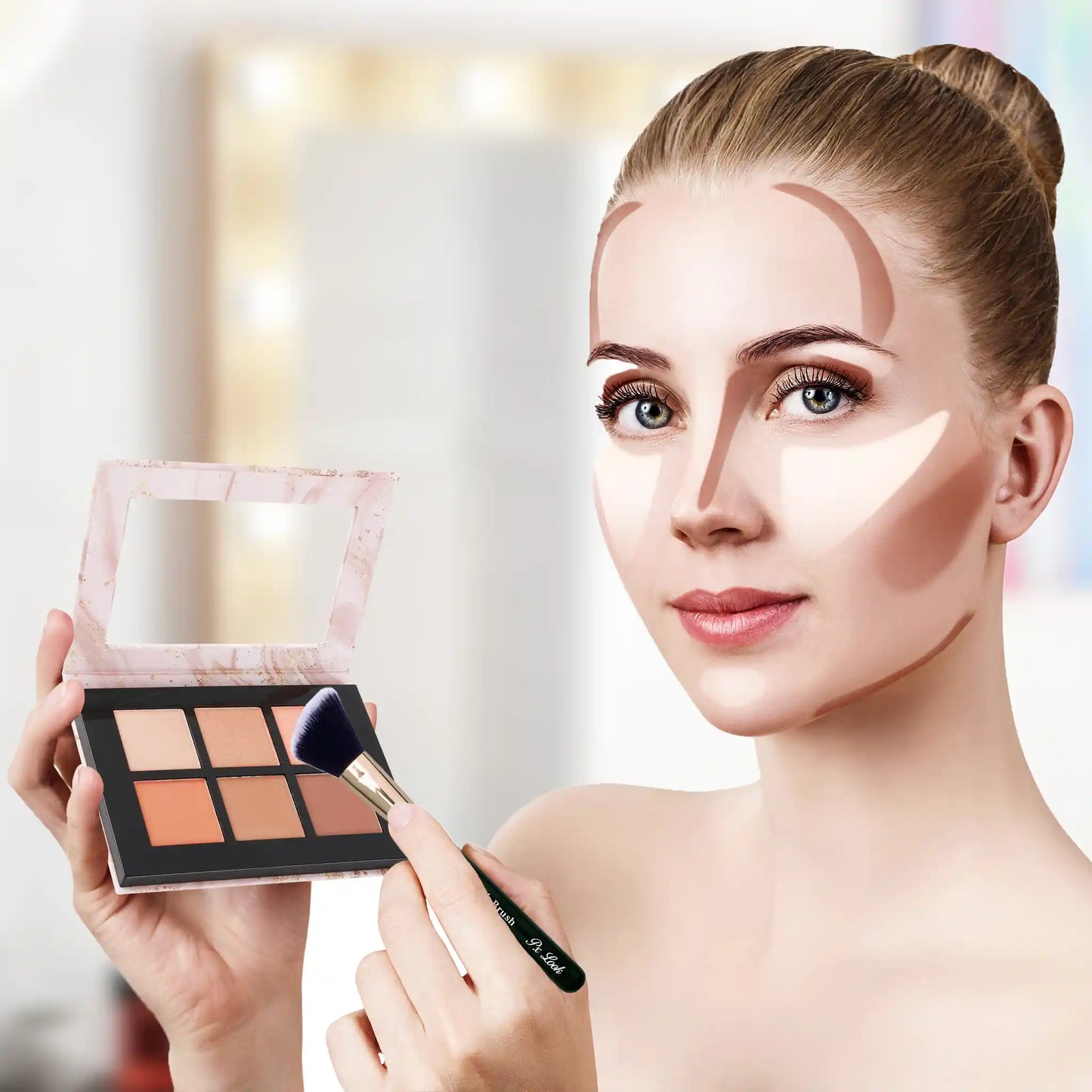 Blush Bronze Highlight Palette