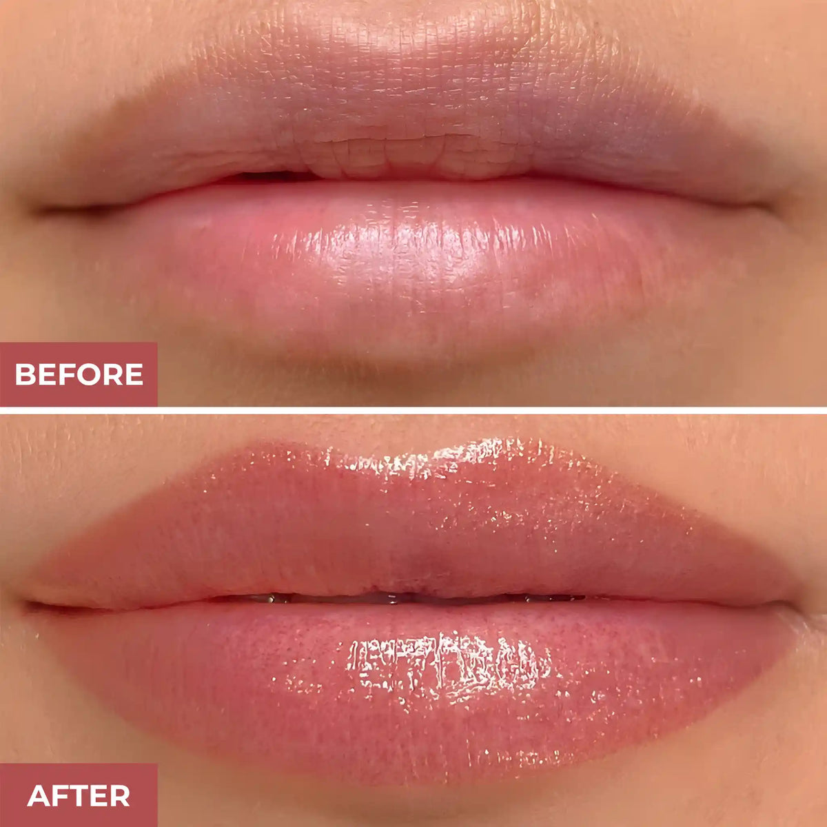 Brillo labial de oro de 24 quilates
