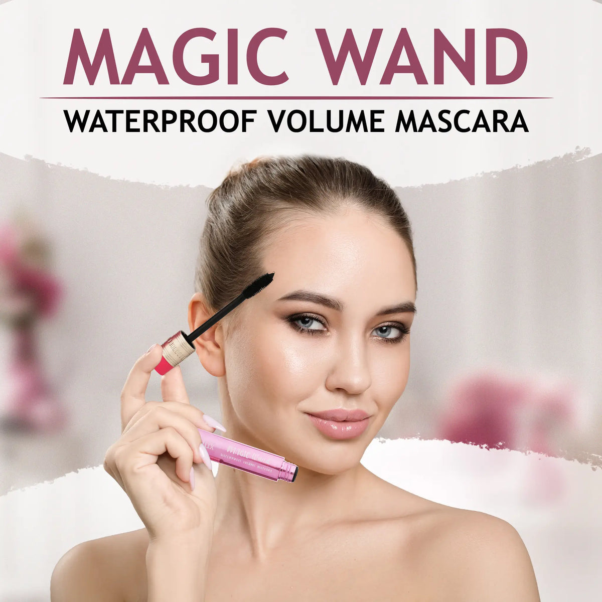 Máscara de pestañas Magic Wand Waterproof Volume