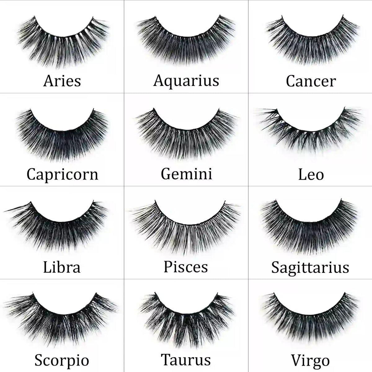 Pestañas de visón sintético Zodiac