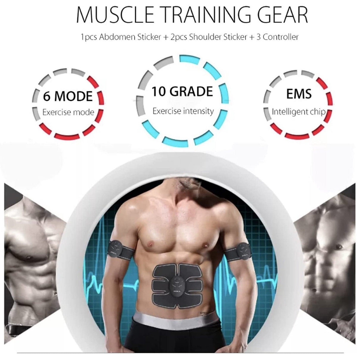Masajeador tonificador de músculos abdominales