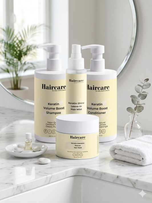 Keratin Complete Bundle — quadruple keratin formula, caffeine, rosemary oil & chanterelle extract