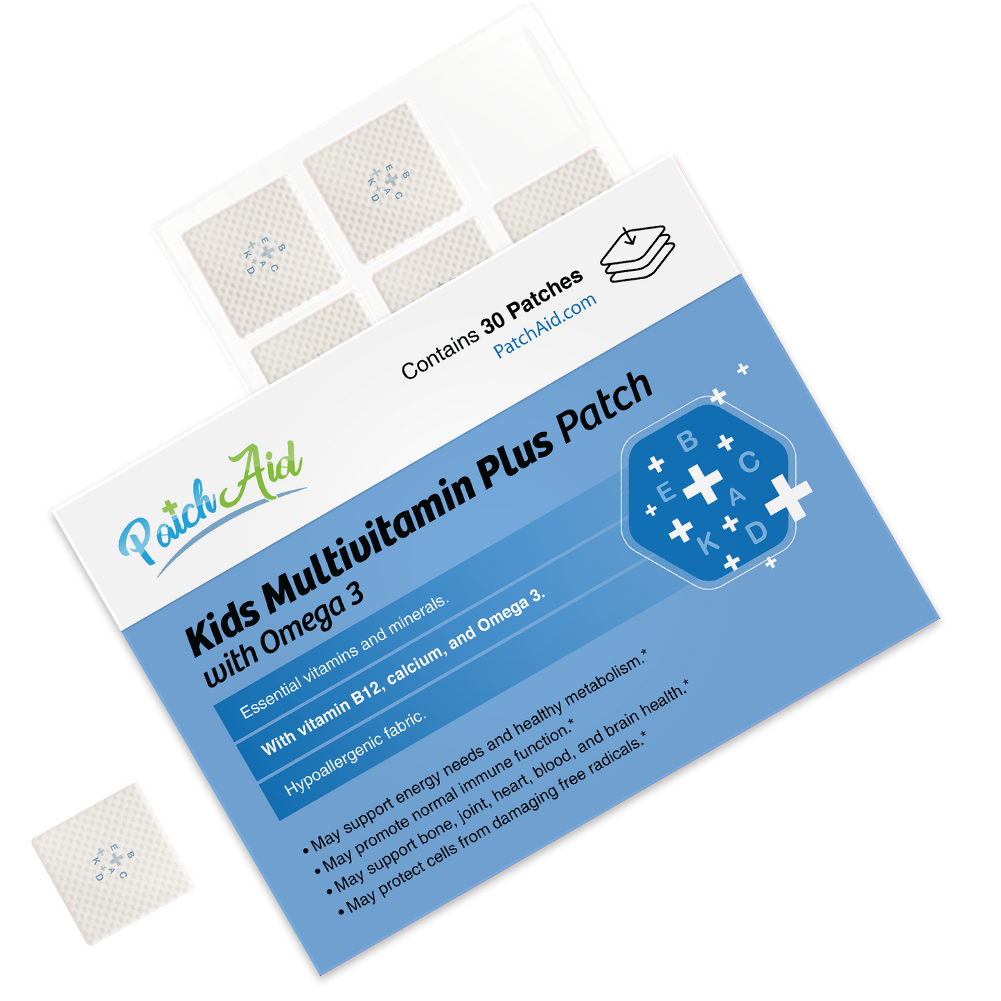Kids Multivitamin Plus with Omega-3 Topical Patch