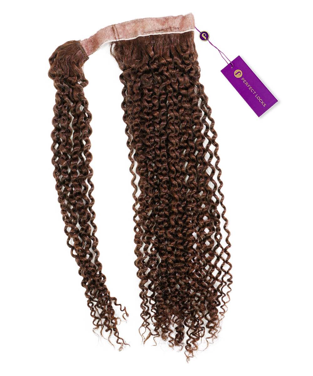 Extensiones de cola de caballo rizadas con clip