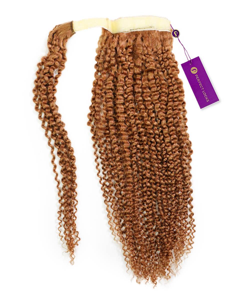 Extensiones de cola de caballo rizadas con clip