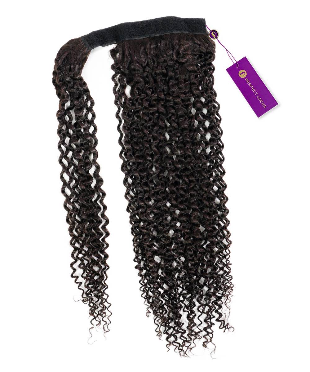 Extensiones de cola de caballo rizadas con clip