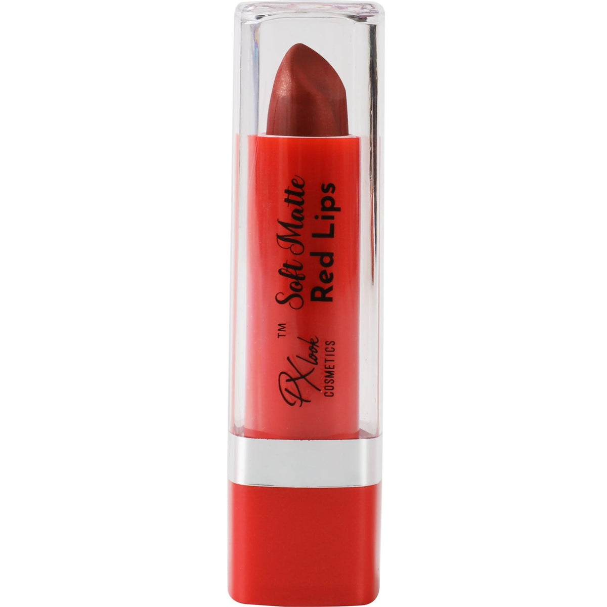 Lápiz labial rojo mate suave
