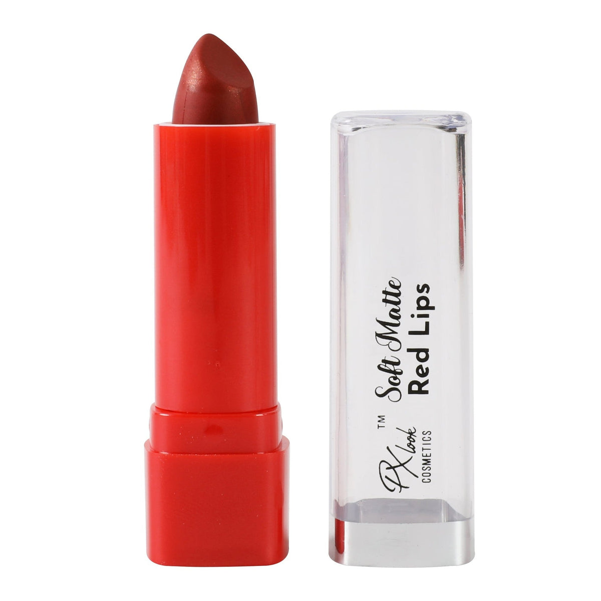 Lápiz labial rojo mate suave