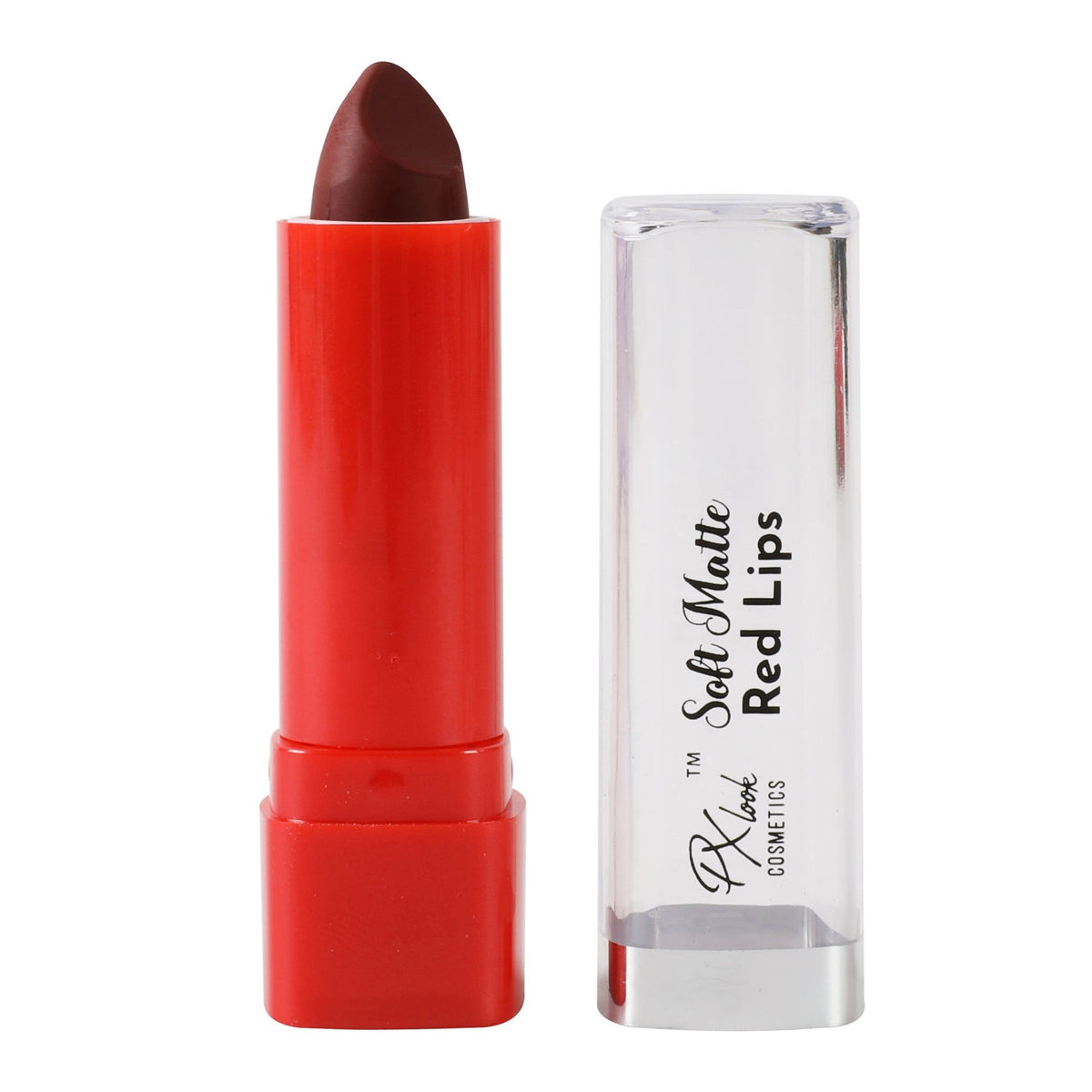 Lápiz labial rojo mate suave