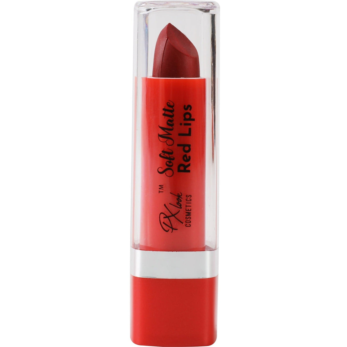 Lápiz labial rojo mate suave