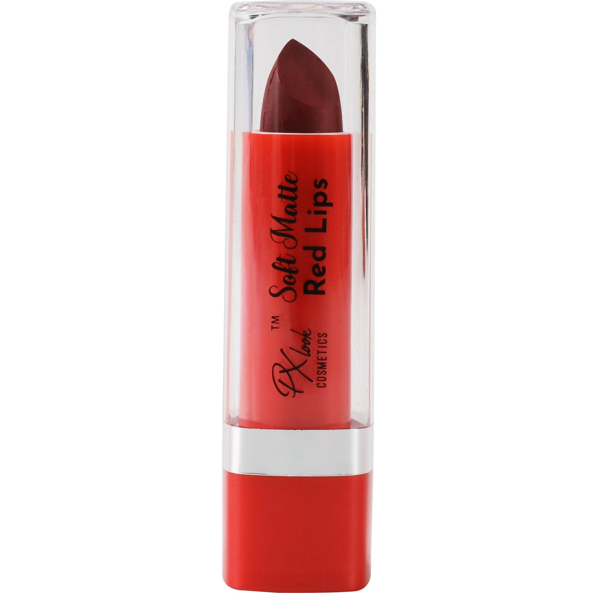 Lápiz labial rojo mate suave