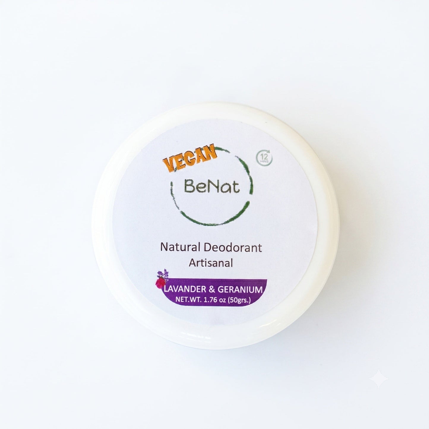 Crema desodorante vegana
