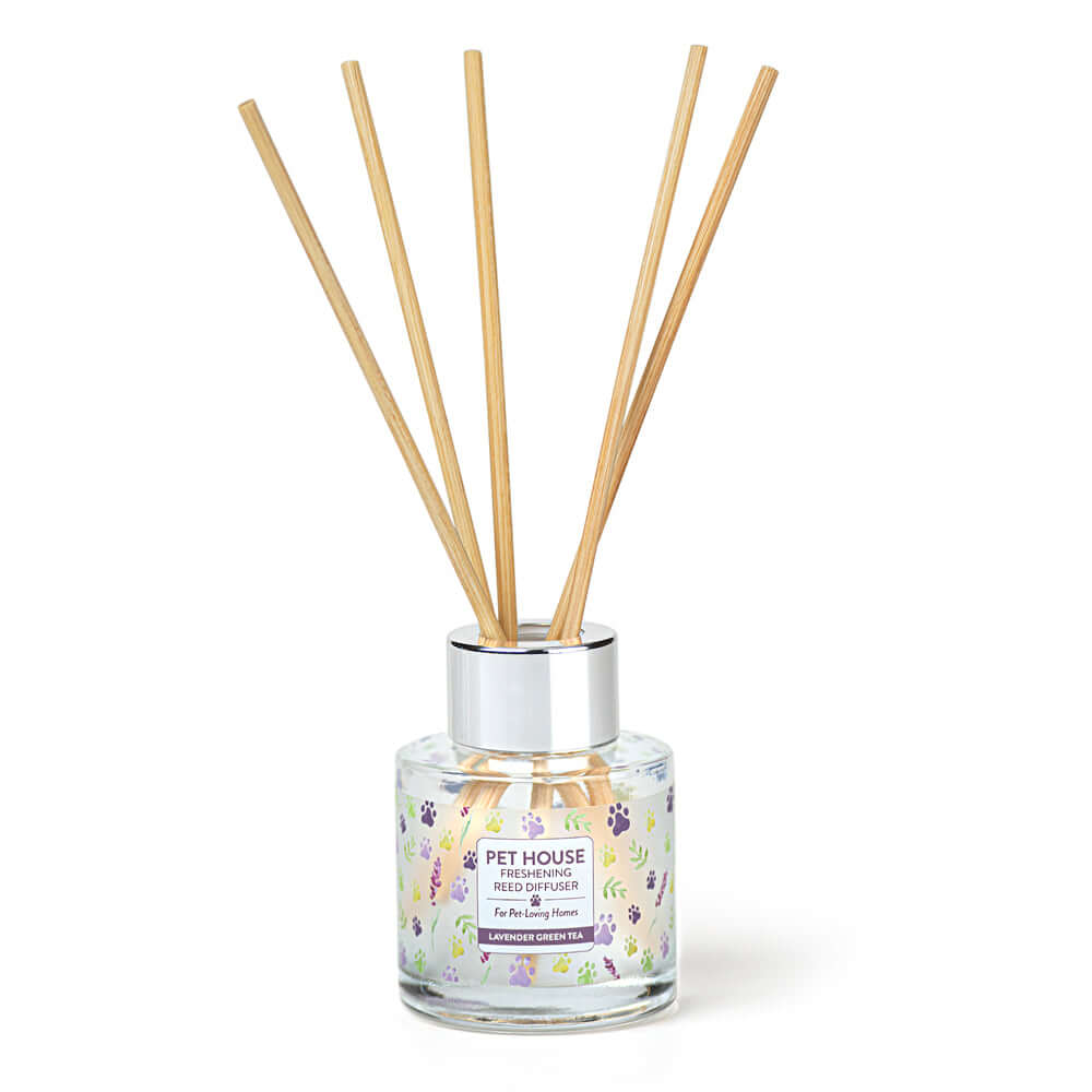 Difusor de varillas de té verde y lavanda