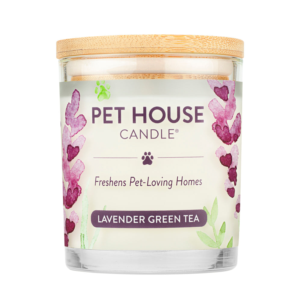 Vela de té verde y lavanda