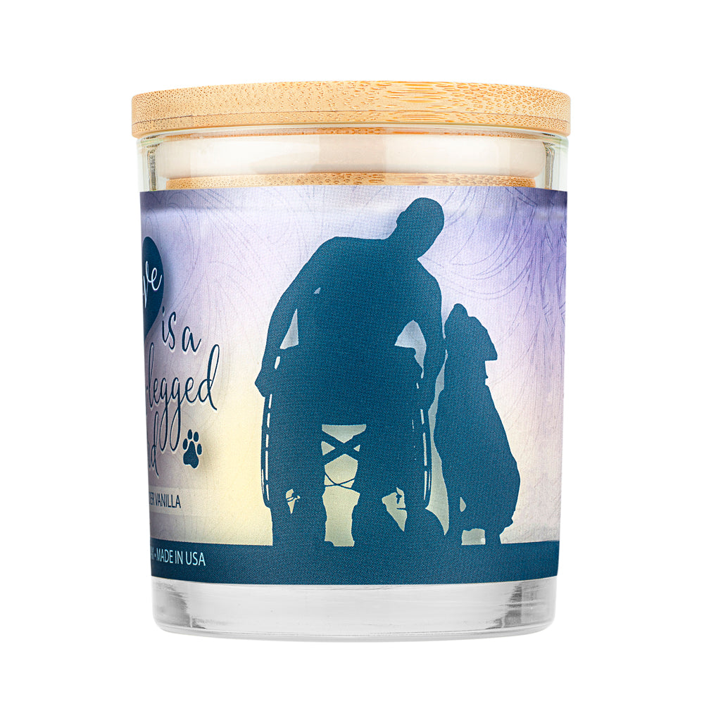 Vela de lavanda y vainilla