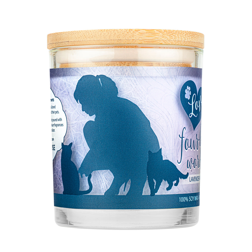 Vela de lavanda y vainilla