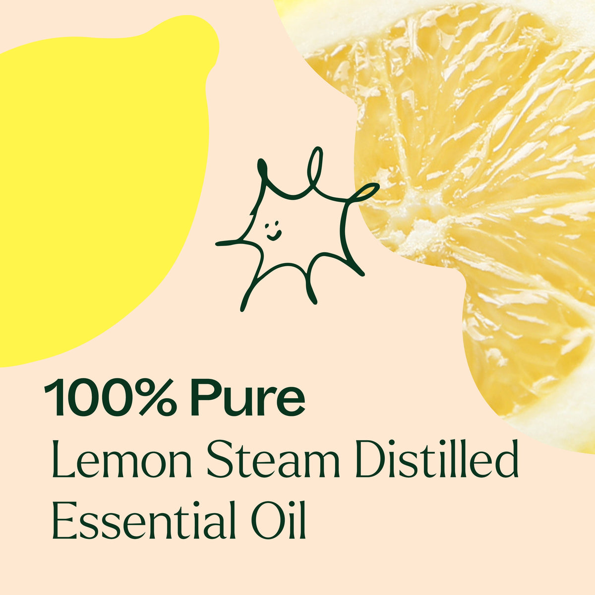 Aceite esencial de limón destilado al vapor