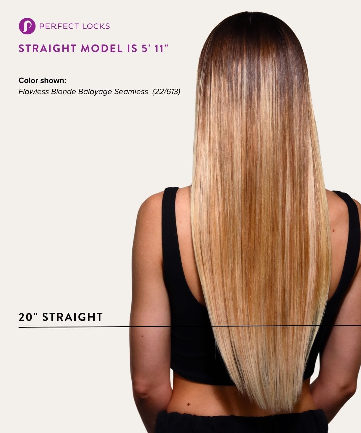 Straight Seamless Clip-In Hair Extensions (Old Design)
