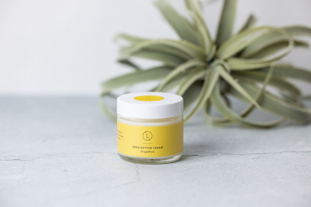 Crema corporal de manteca de karité y pomelo, loción corporal de karité