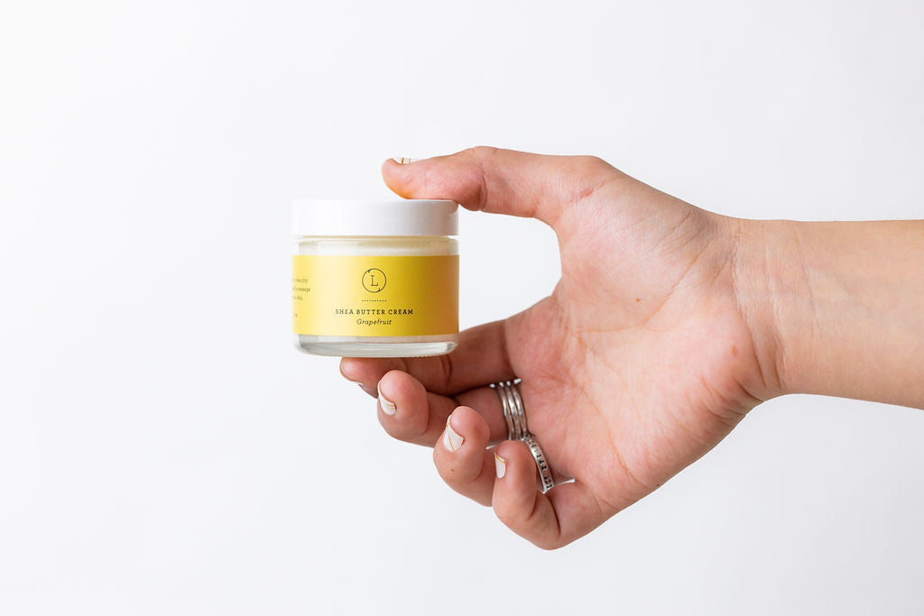 Crema corporal de manteca de karité y pomelo, loción corporal de karité