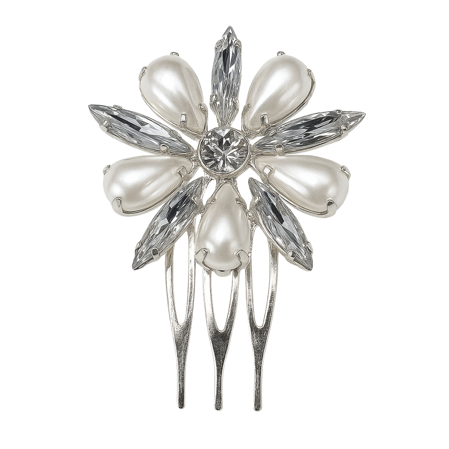 Lustrous Bloom Hair Comb