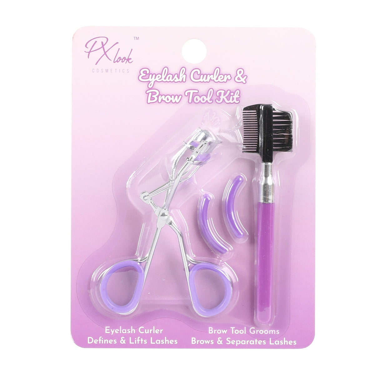 Kit de rizador de pestañas y herramientas para cejas