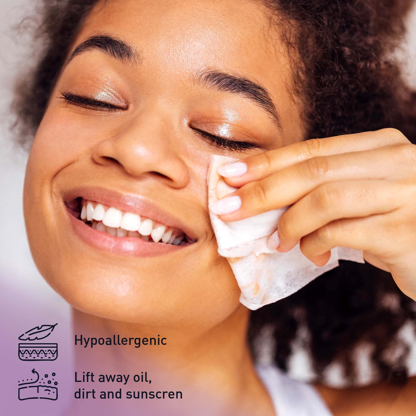 Radiant Beauty Bundle: Dual Sided Facial Cleansing Brush & Makeup Removal Wipes (12 Pack)