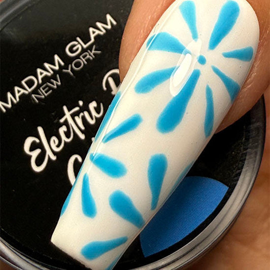 Electric Blue Gel Paint