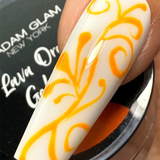 Lava Orange Gel Paint
