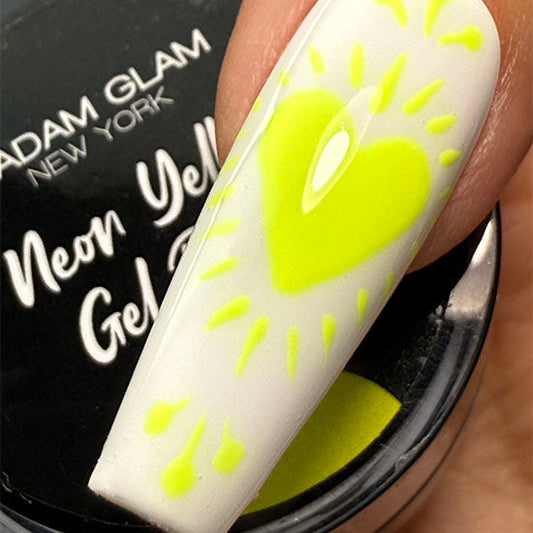Neon Yellow Gel Paint