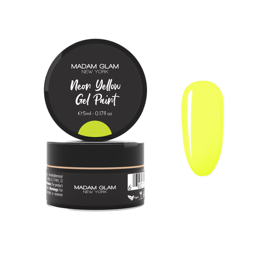 Neon Yellow Gel Paint