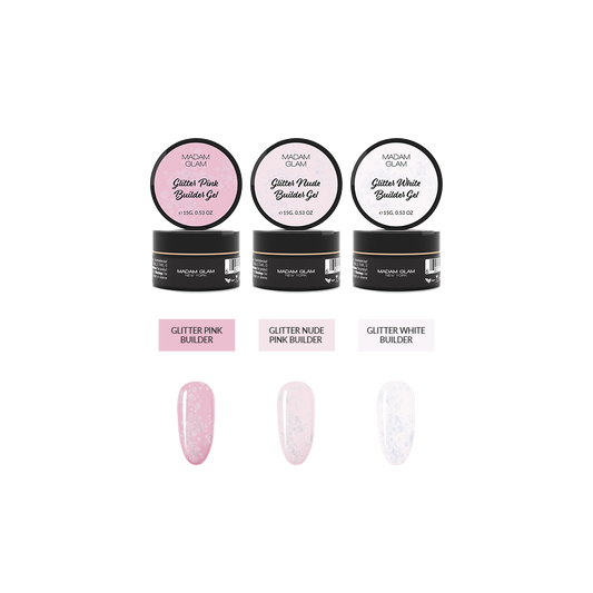 Builder in Jars with Glitter