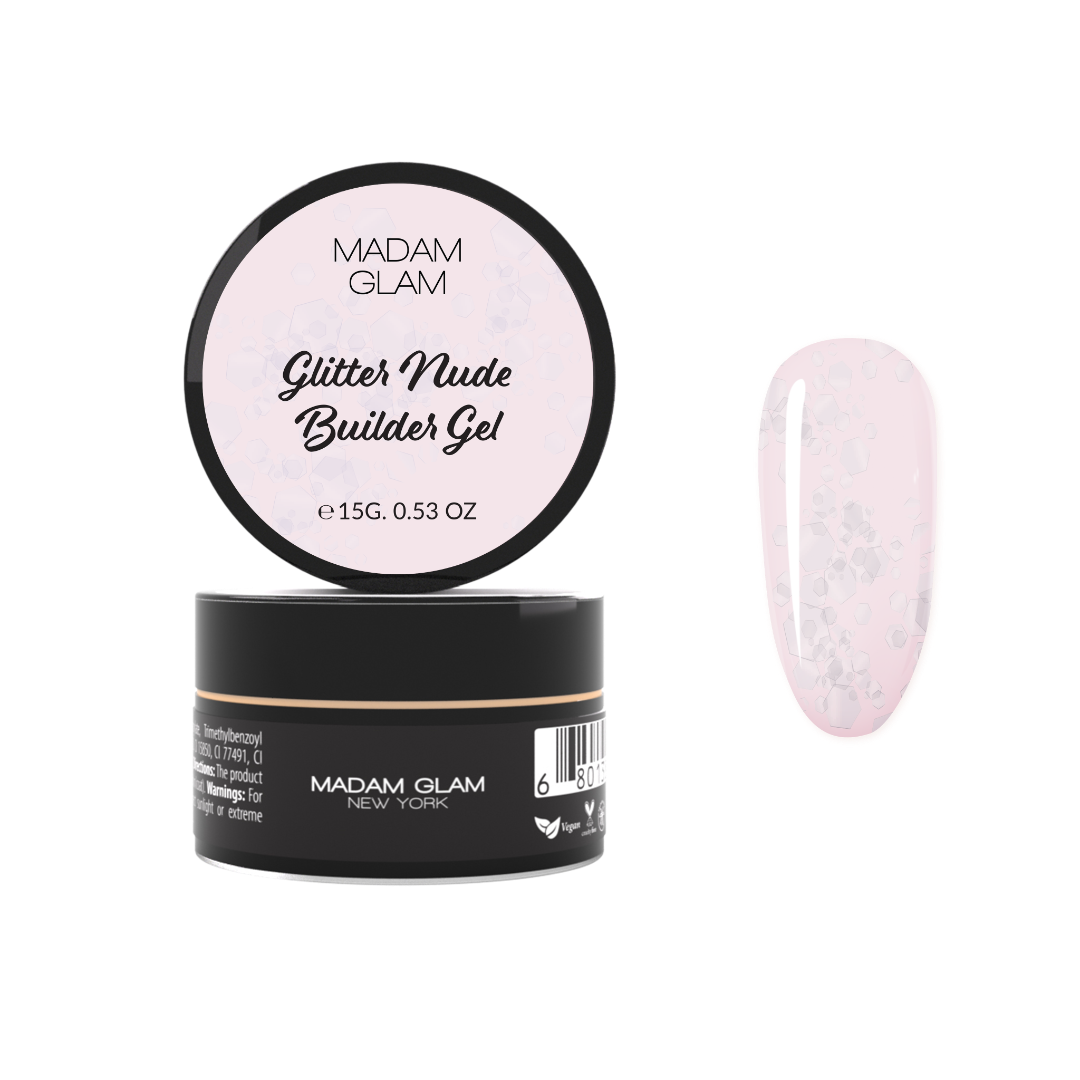 Glitter Nude Pink
