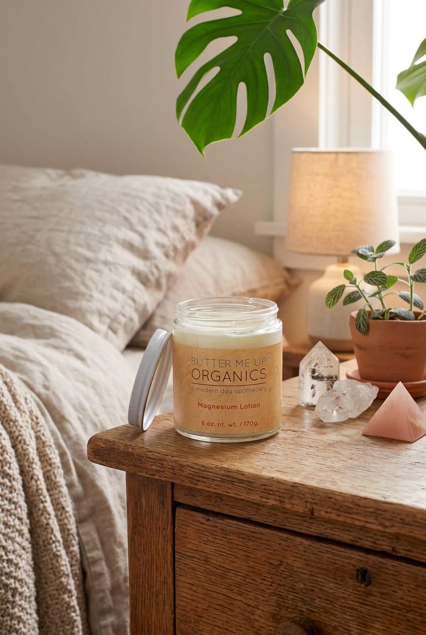 Loción de magnesio orgánico / Magnesio / Crema de magnesio / Manteca de magnesio / Manteca corporal de magnesio / Cloruro de magnesio / Bálsamo de magnesio para frotar