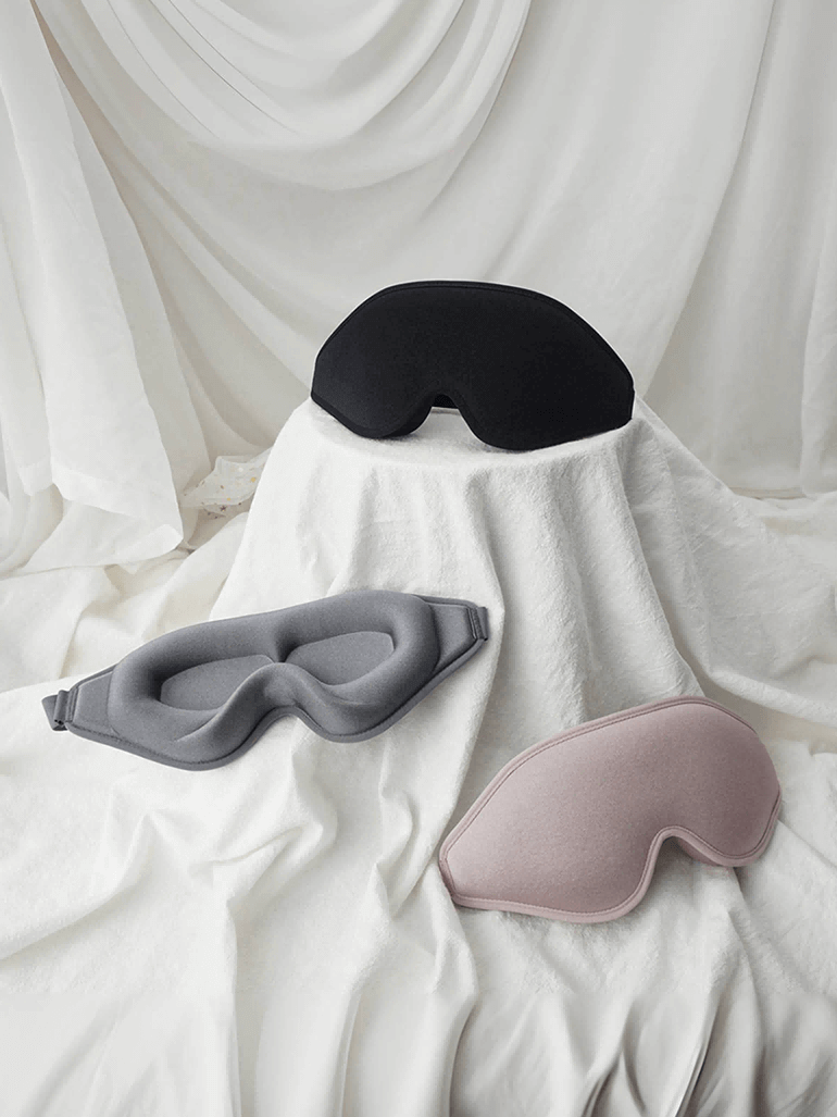Antifaz para dormir 3D de espuma viscoelástica Rebound