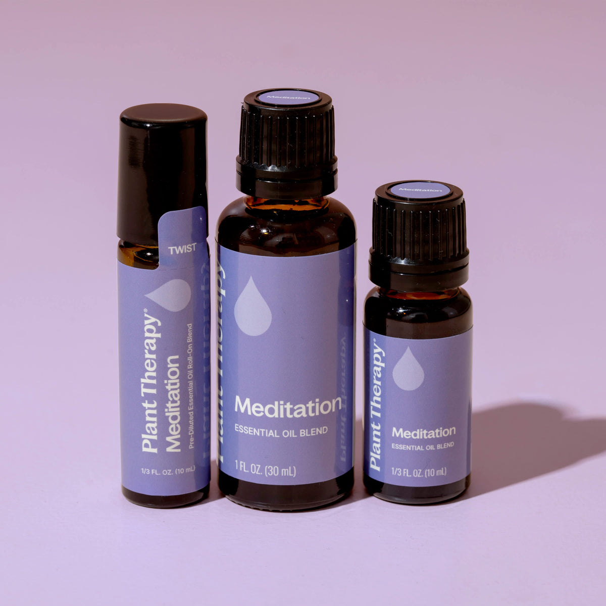Mezcla de aceites esenciales de meditación prediluida en roll-on