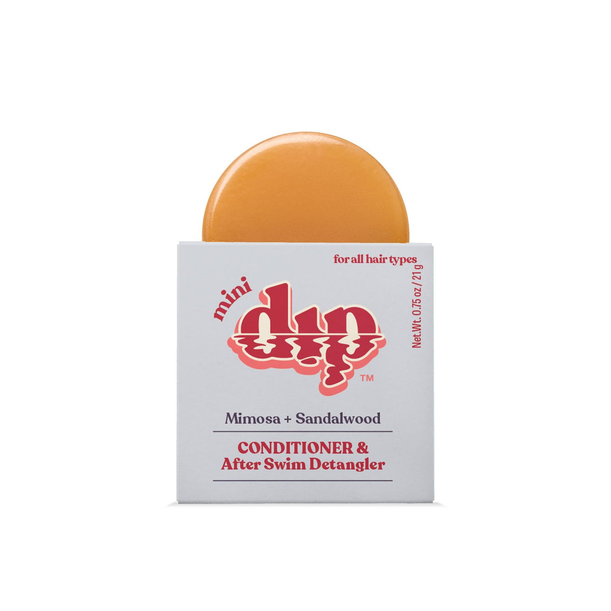 Acondicionador Mini Dip y Desenredante para Después de Nadar - Mimosa y Sándalo