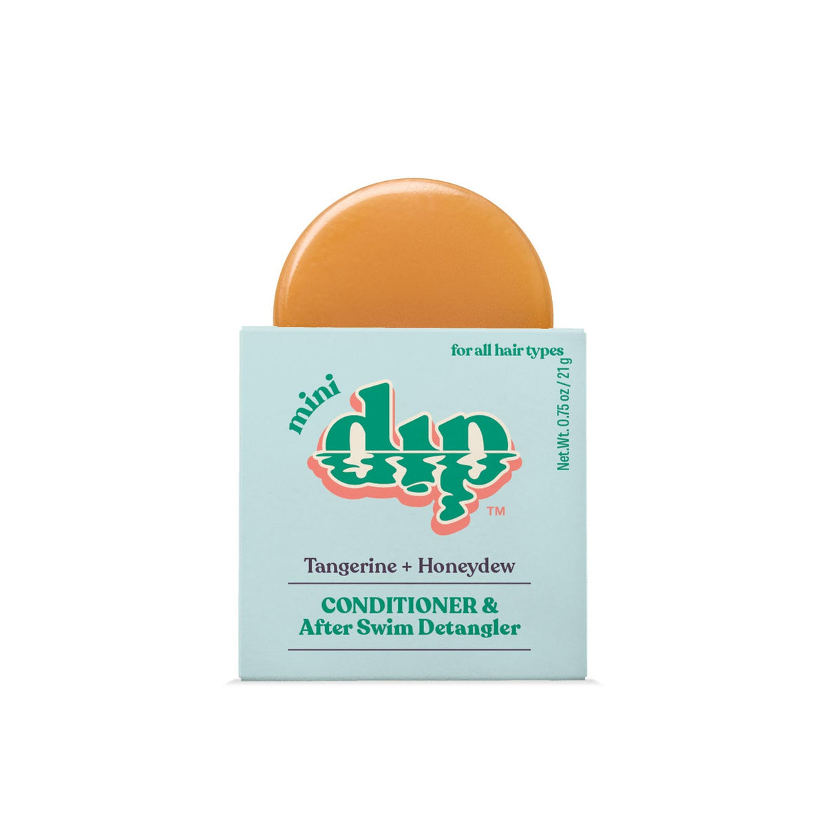 Acondicionador Mini Dip y desenredante para después de nadar - Mandarina y melón dulce