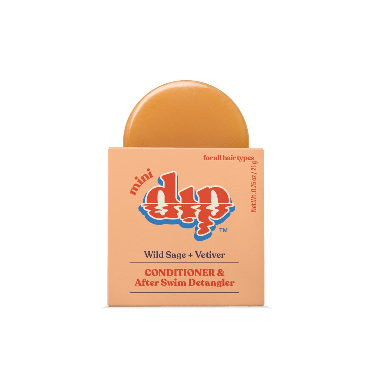 Acondicionador Mini Dip y Desenredante para Después de Nadar - Salvia Silvestre y Vetiver